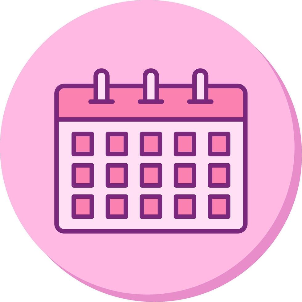 icono de vector de calendario