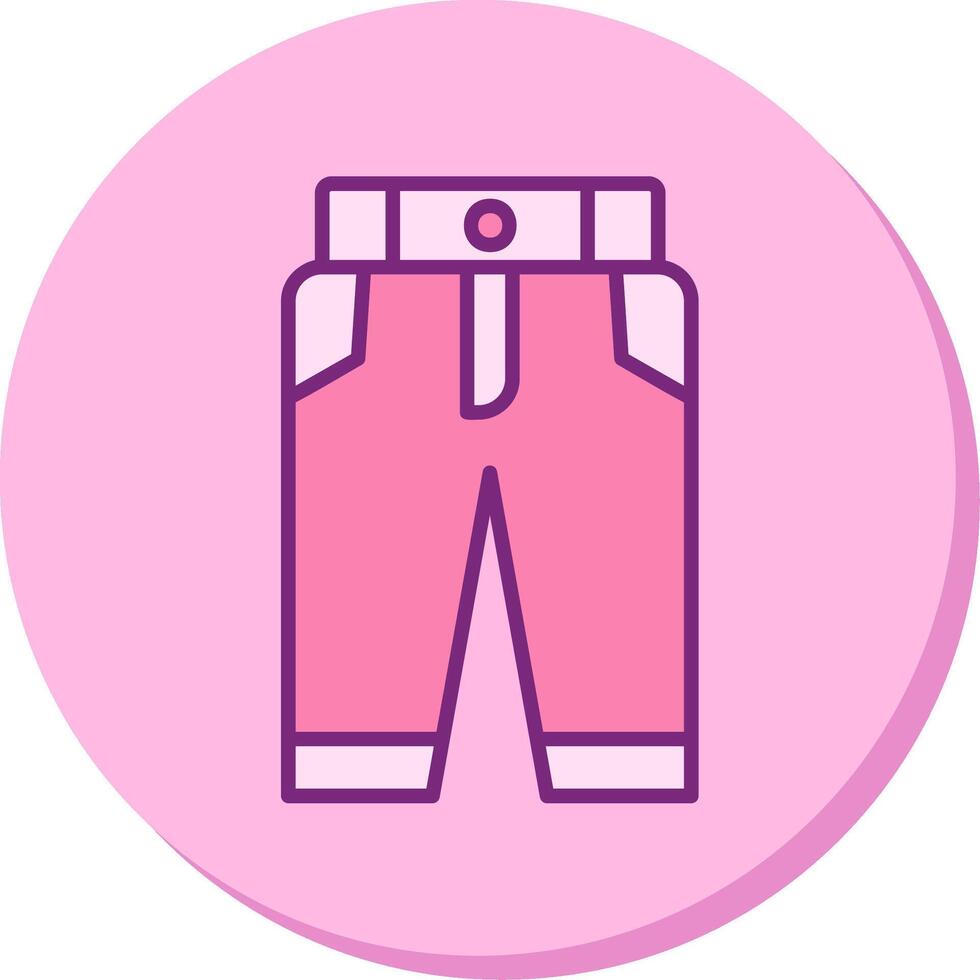 icono de vector de pantalón