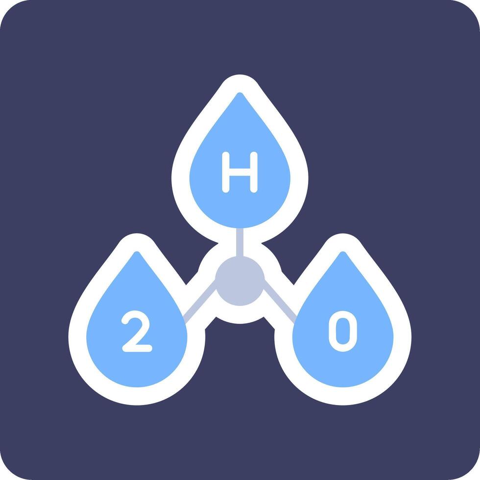 H2o Vector Icon