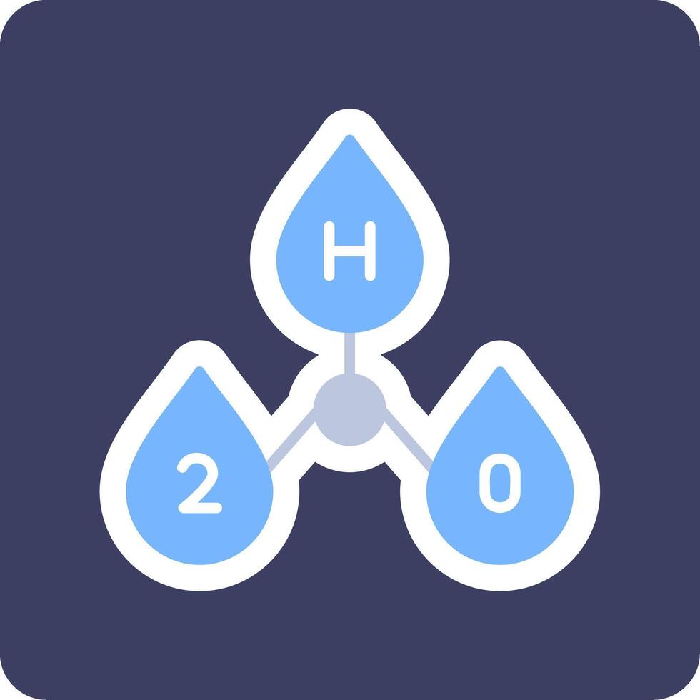 H2o Vector Icon