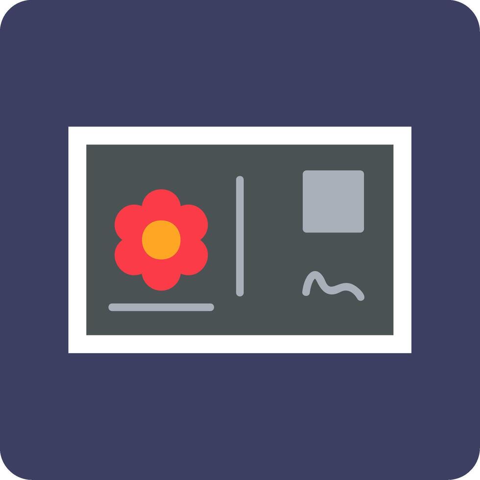 Postcard Vector Icon