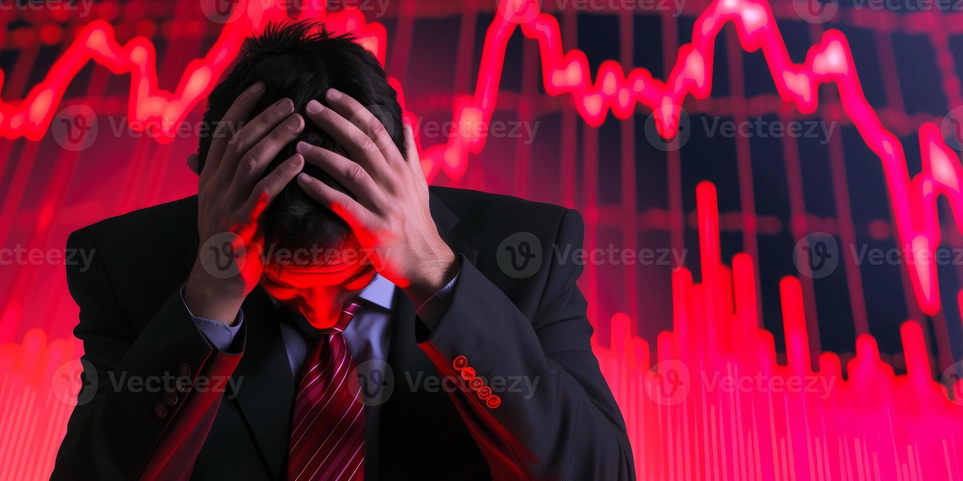 AI generated The global recession and economic crisis. the complexities of economic, featuring individuals and businesses adapting, strategizing, and striving for stability photo