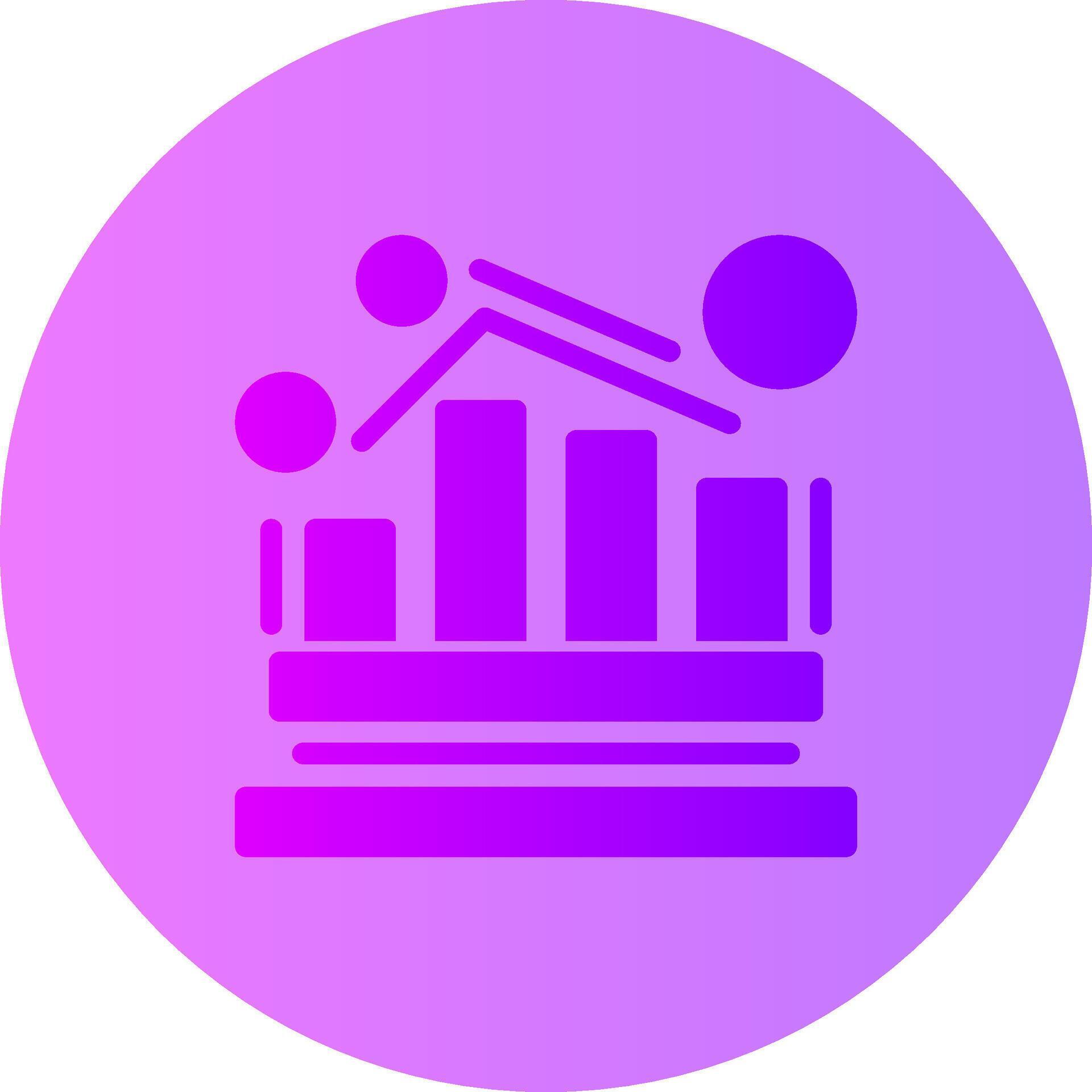 Analytics Gradient Circle Icon 41058154 Vector Art at Vecteezy
