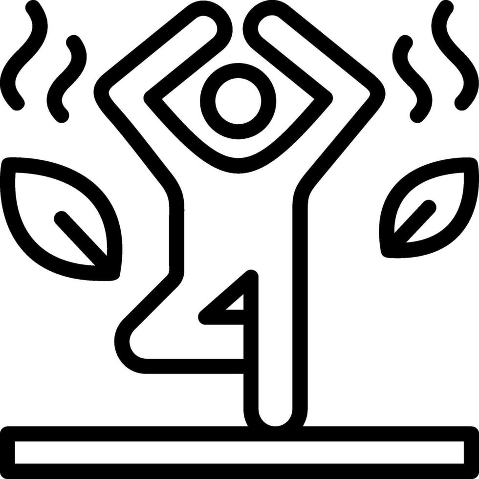 Wellness Line Icon vector