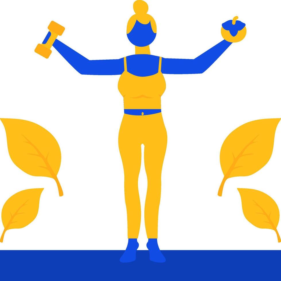 Nutrition Flat Two Color Icon vector