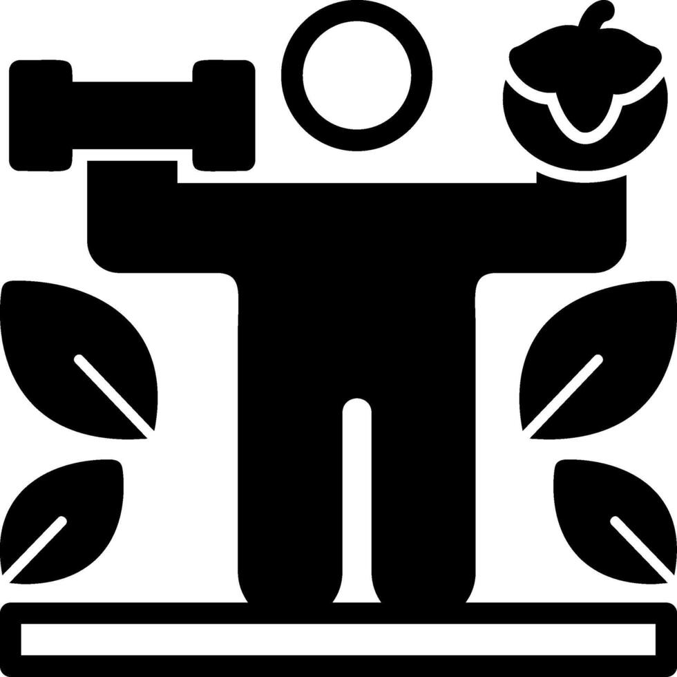 Nutrition Glyph Icon vector