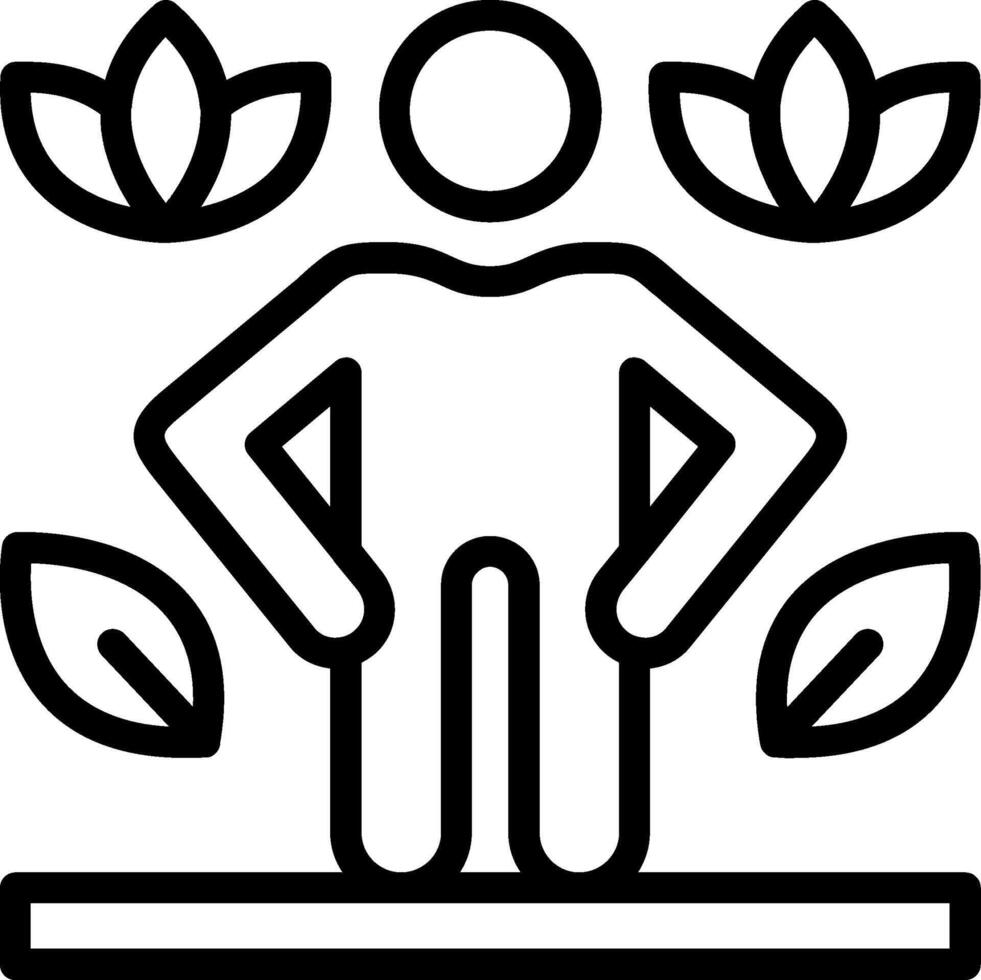 Health Kick Line Icon vector