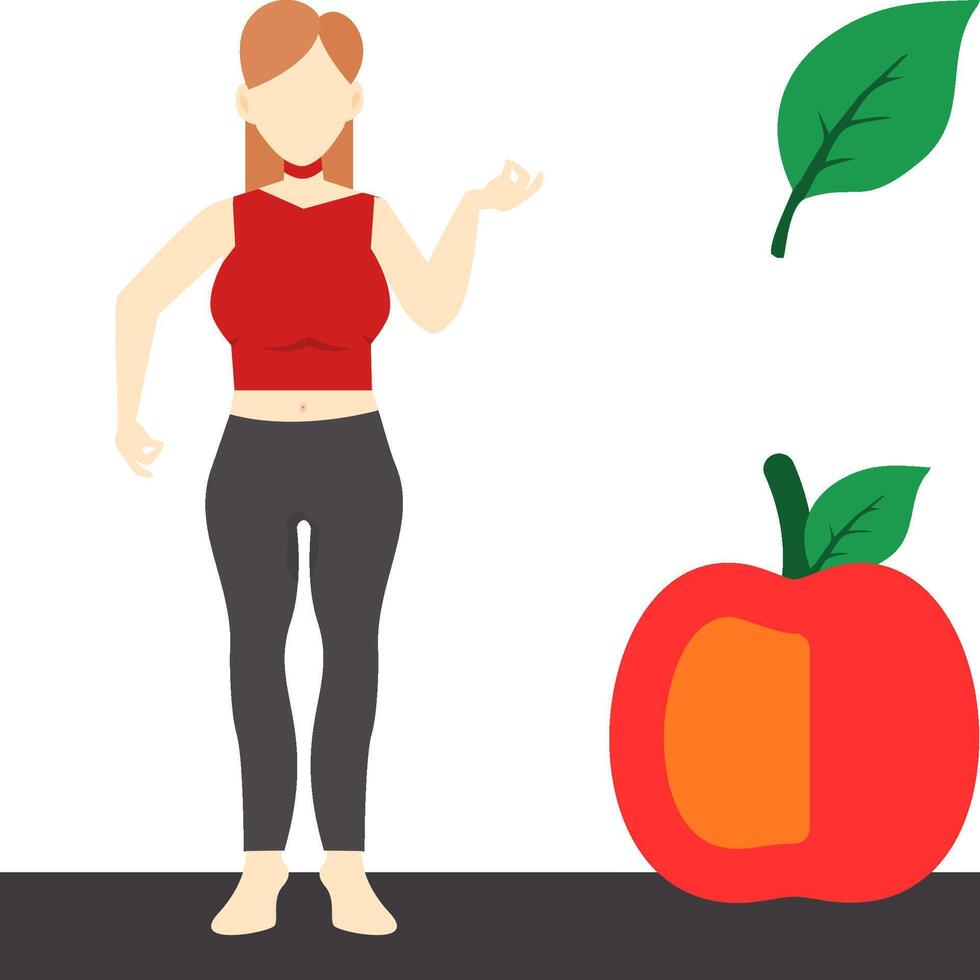 Healthy Diet Flat Icon vector