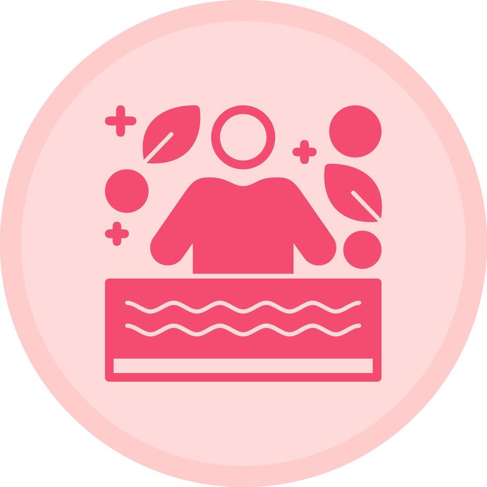 Swimming Multicolor Circle Icon vector