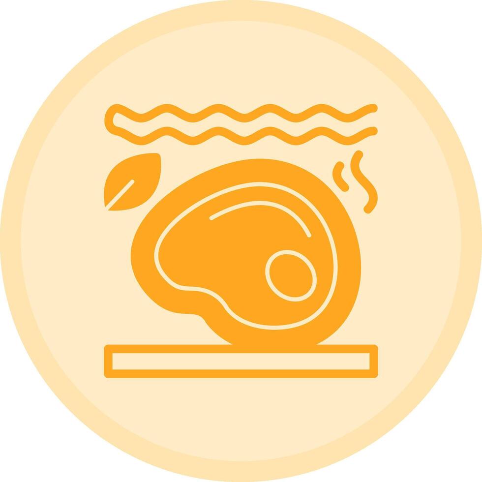 Lean Meats Multicolor Circle Icon vector