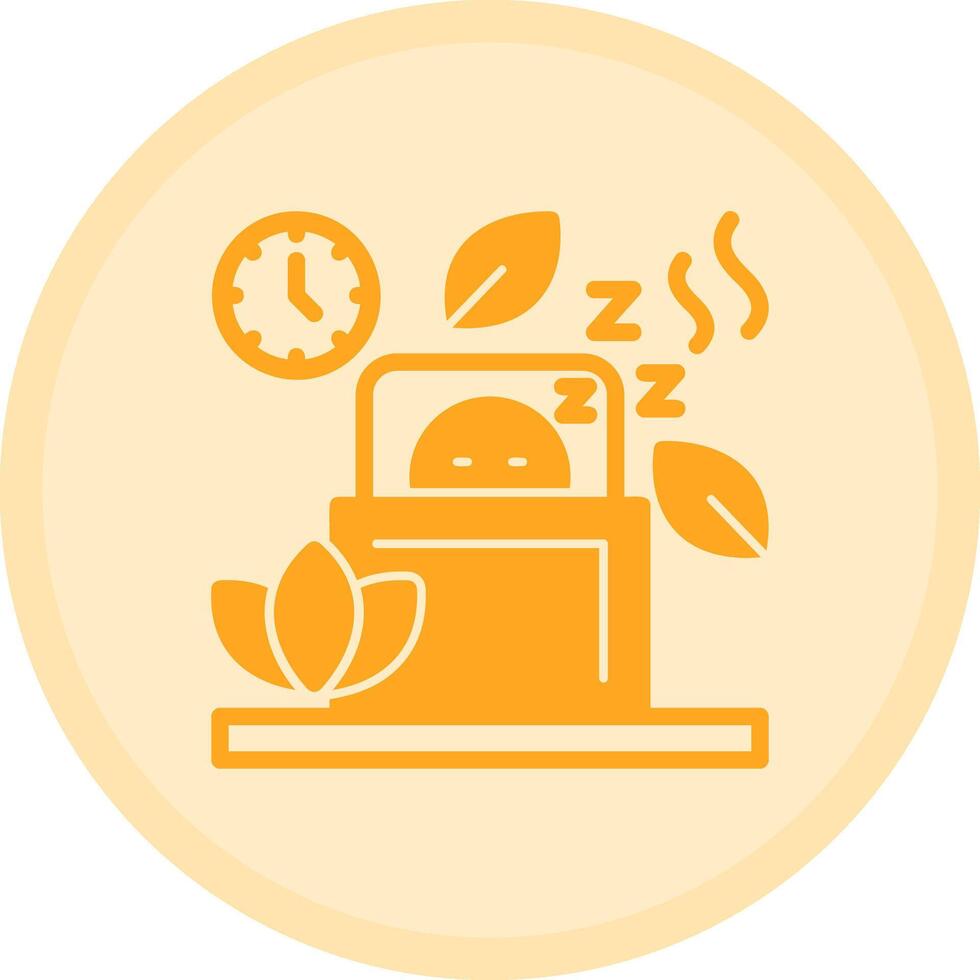 Sleep Multicolor Circle Icon vector