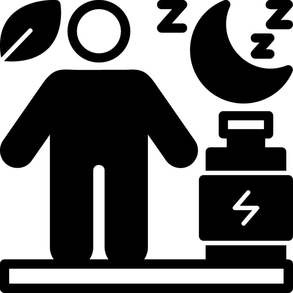 Recovery Glyph Icon vector