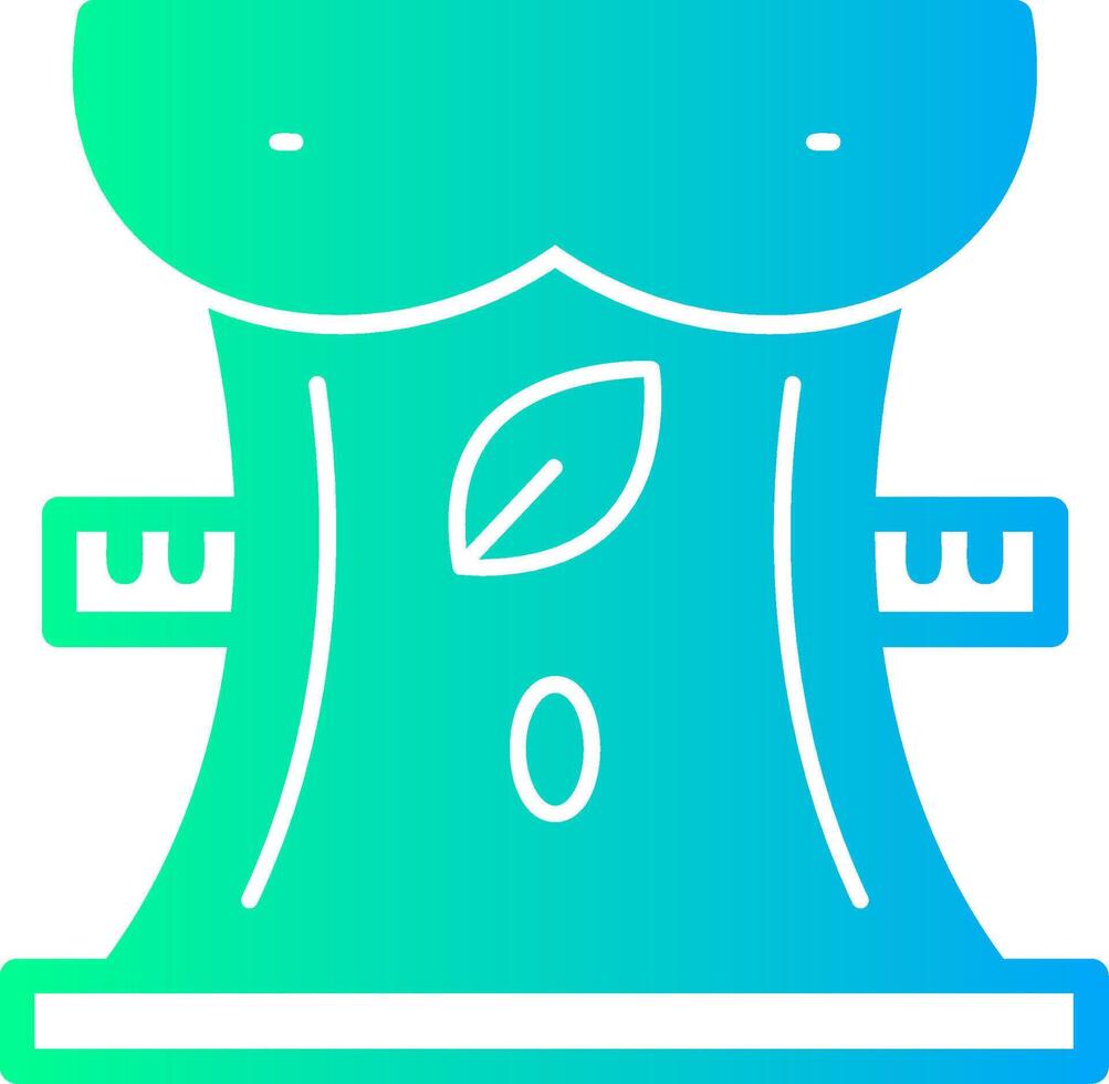 Body Composition Solid Multi Gradient Icon vector