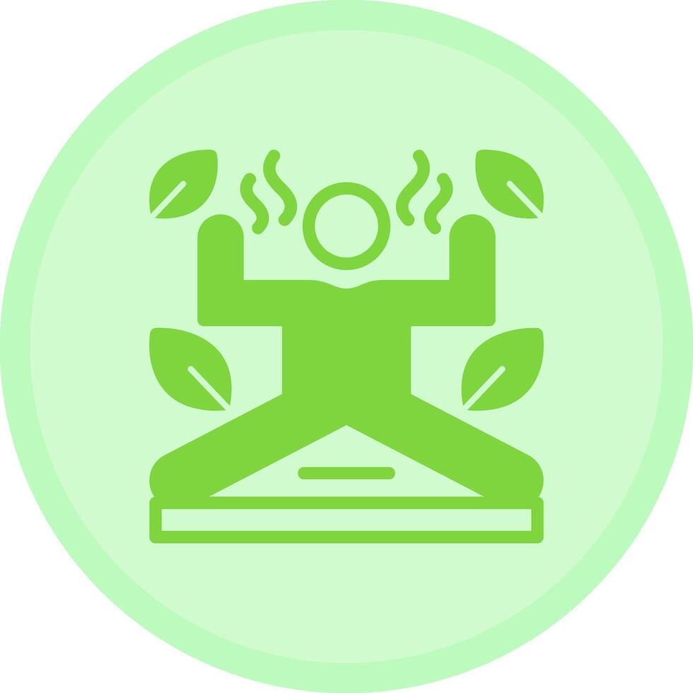 Flexibility Training Multicolor Circle Icon vector