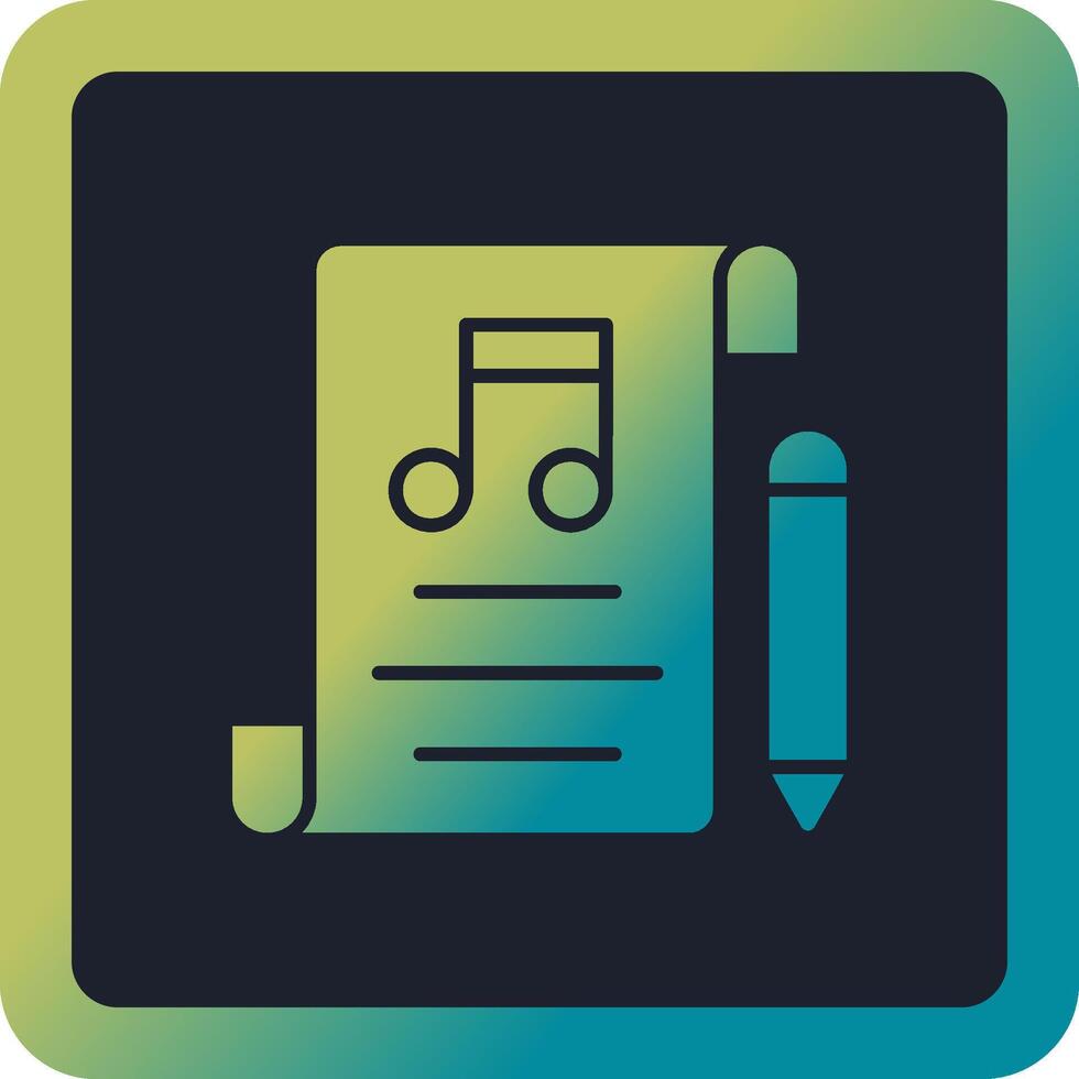 Music Composing Vector Icon