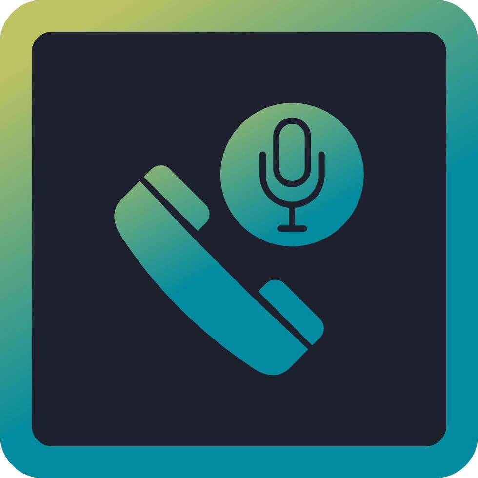 Call Record Vector Icon