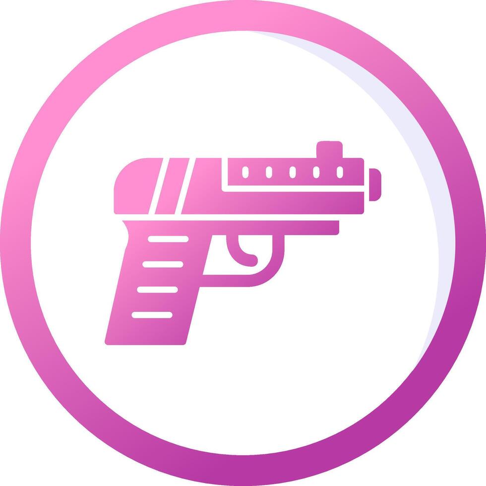 icono de vector de pistola