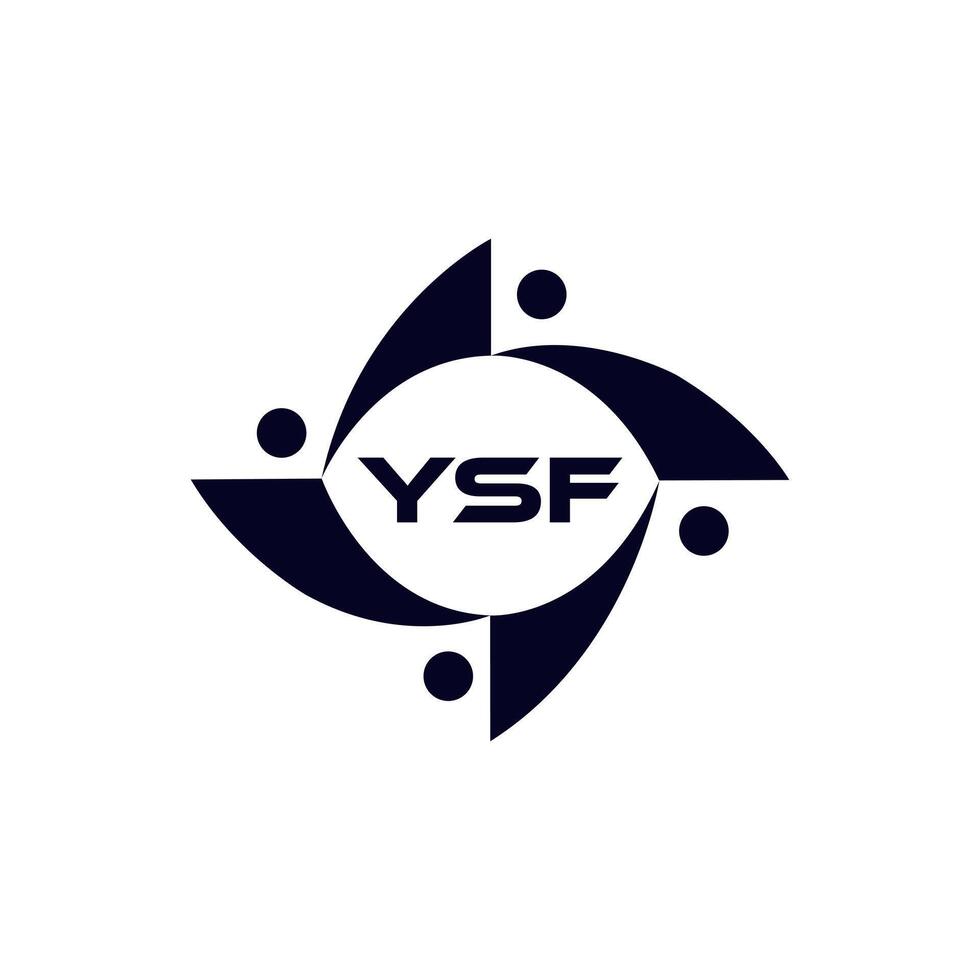 YSF Flat accounting logo design on white background. YSF creative initials Growth graph letter logo concept. YSF business finance logo design. YSF logo, YSF icon, YSF letter, YSF flat, YSF monogram vector