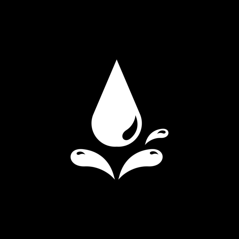 Water drop icon. Simple flat style. Oil drip, droplet, single blue water with glass reflection, energy concept. Vector illustration design isolated on white background. EPS 10. Pro Vector