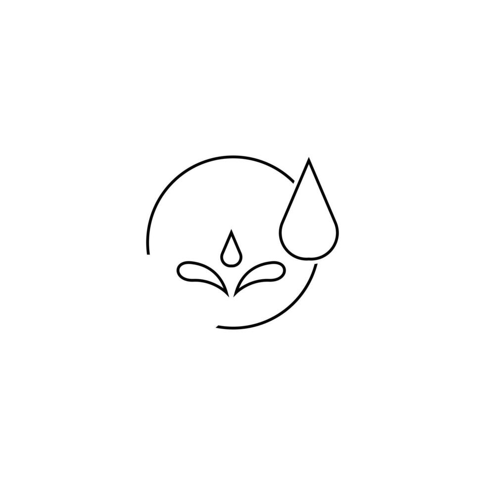 Line icons about waterproof fabrics and absorbent fabrics. Outline symbol collection. Editable vector stroke. pro vector