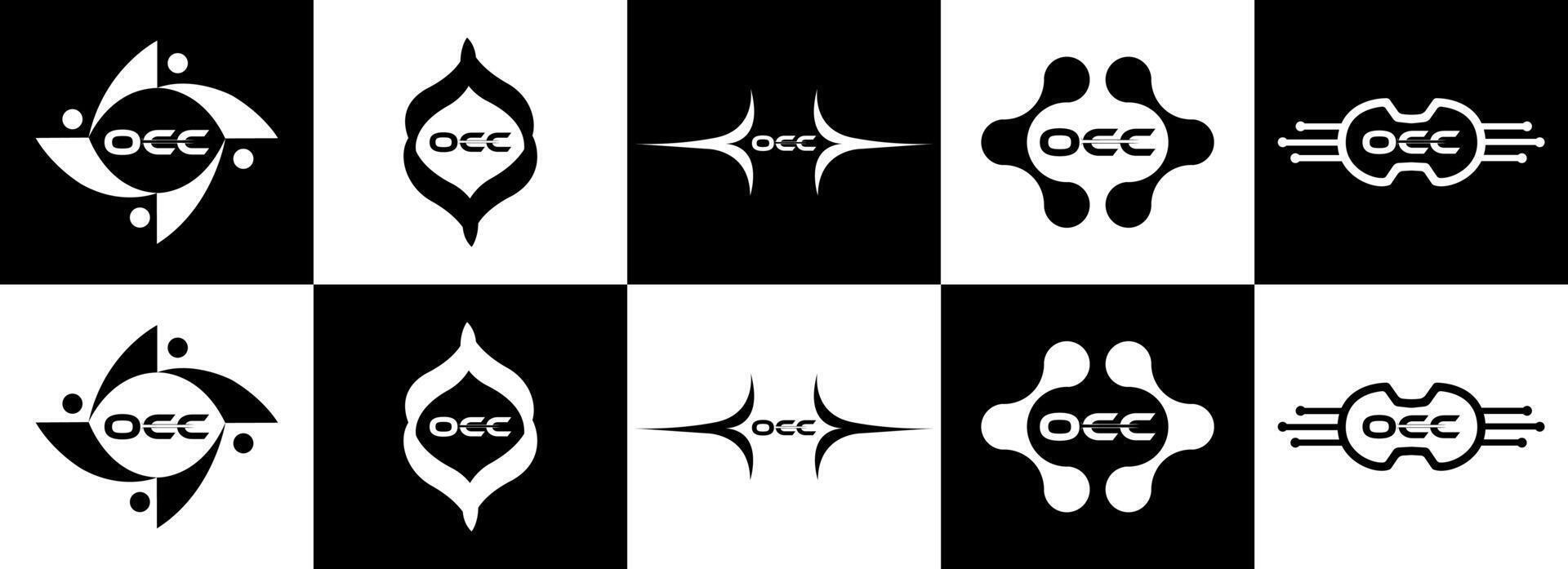 occ logo. o C C diseño. blanco occ carta. occ, o C C letra logo diseño. inicial letra occ vinculado circulo mayúscula monograma logo. o C C letra logo vector diseño. occ letra logo diseño. Pro vector