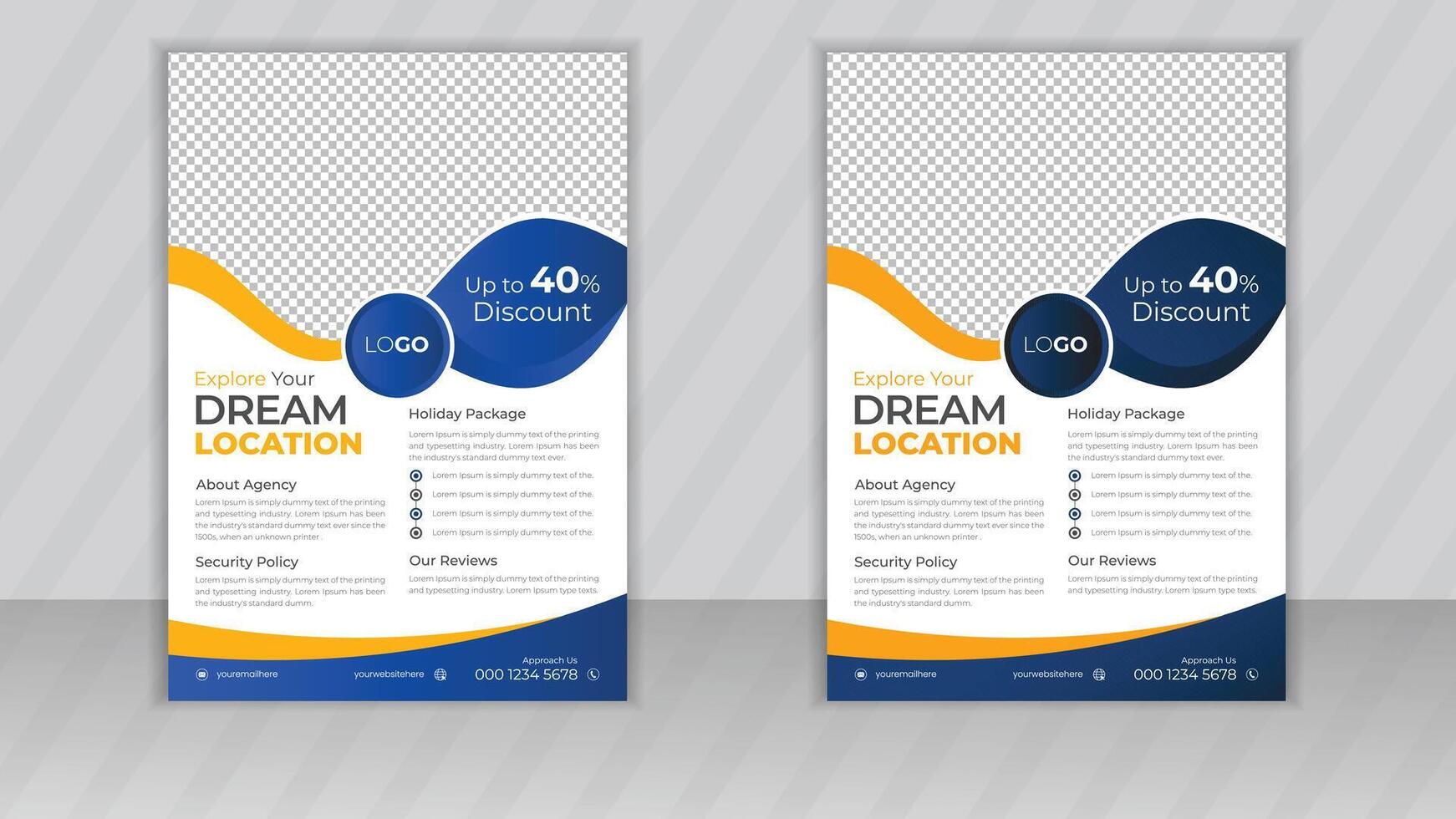 Creative Corporate Business Flyer Brochure Template Design, abstract business flyer, vector template design. Brochure design, cover, annual report, poster, leaflet