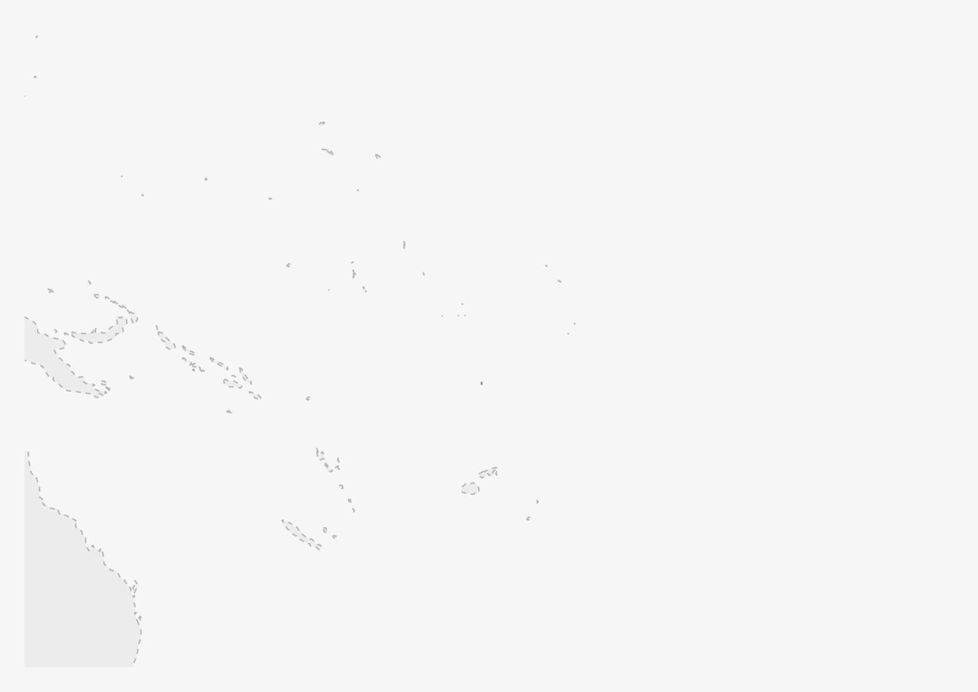 Map of Oceania with highlighted Tuvalu map vector