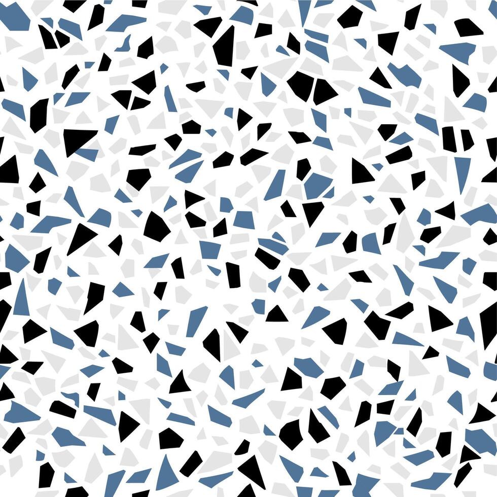 Terrazzo stone floor texture or background vector