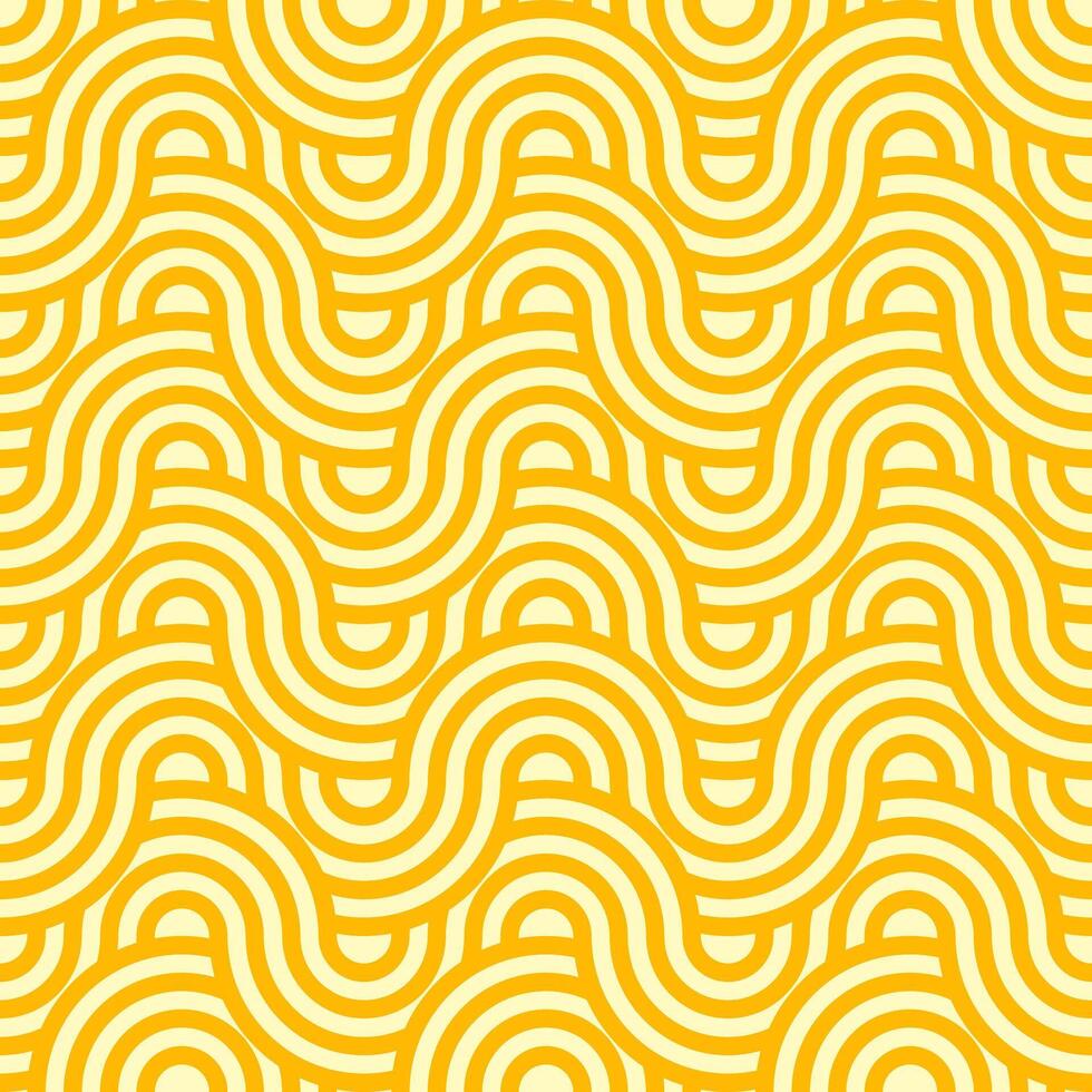 Ramen pasta noodle seamless pattern background vector