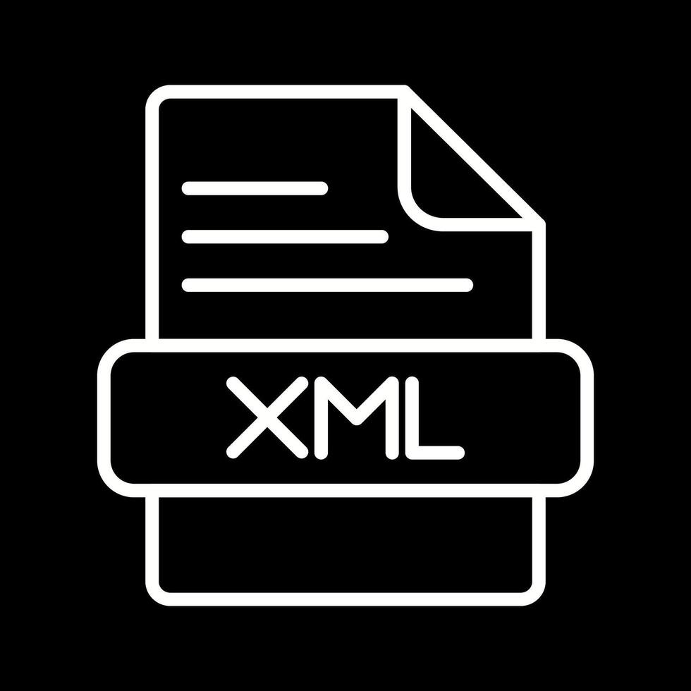 XML Vector Icon