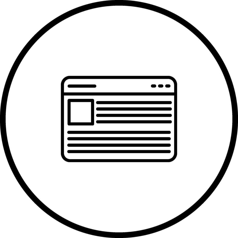 Blogging Services Vector Icon