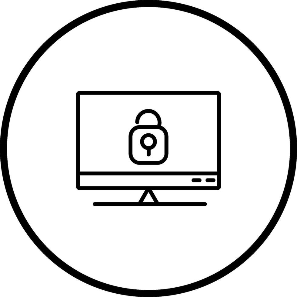 Closed Access Vector Icon