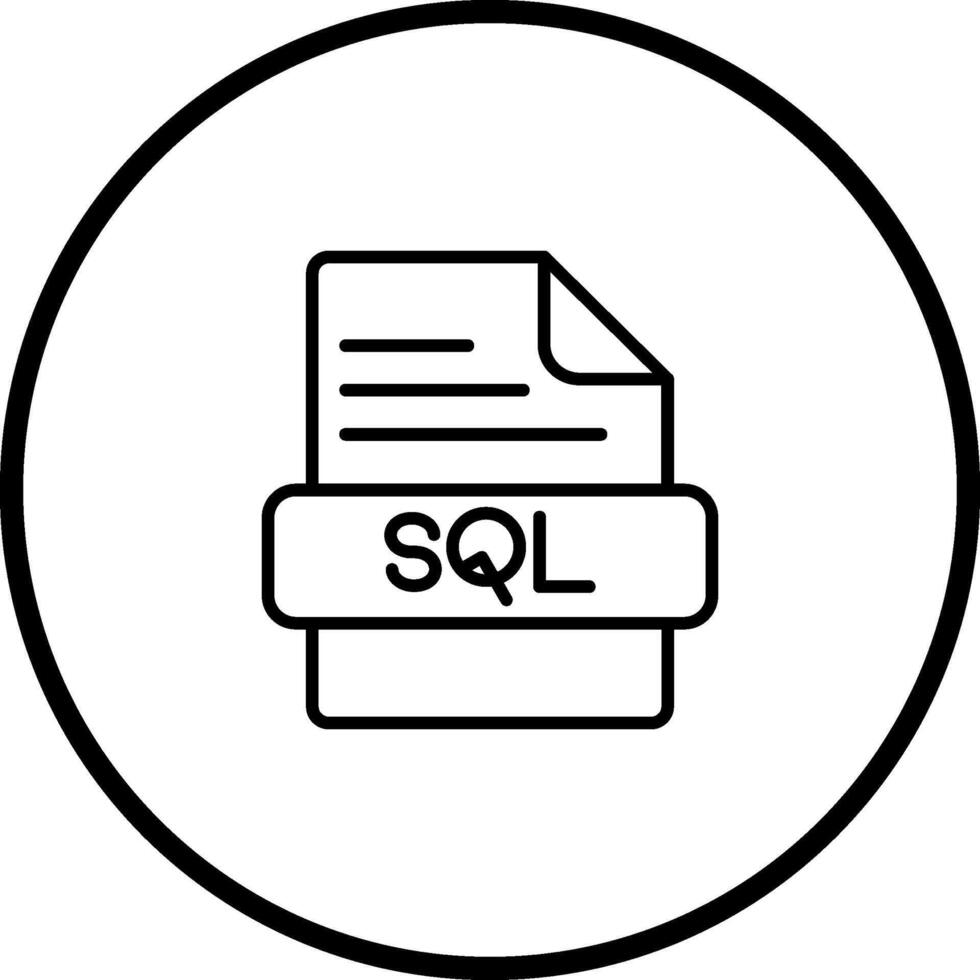 SQL Vector Icon