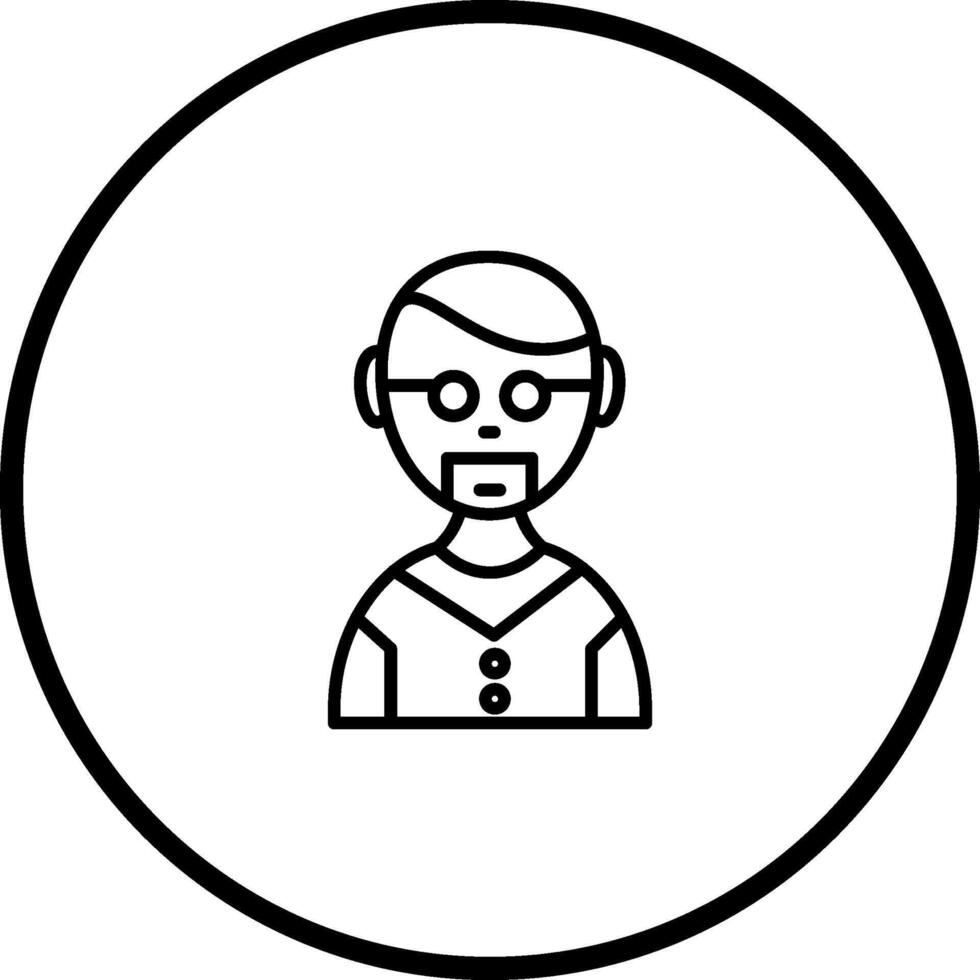 Male Professor Vector Icon