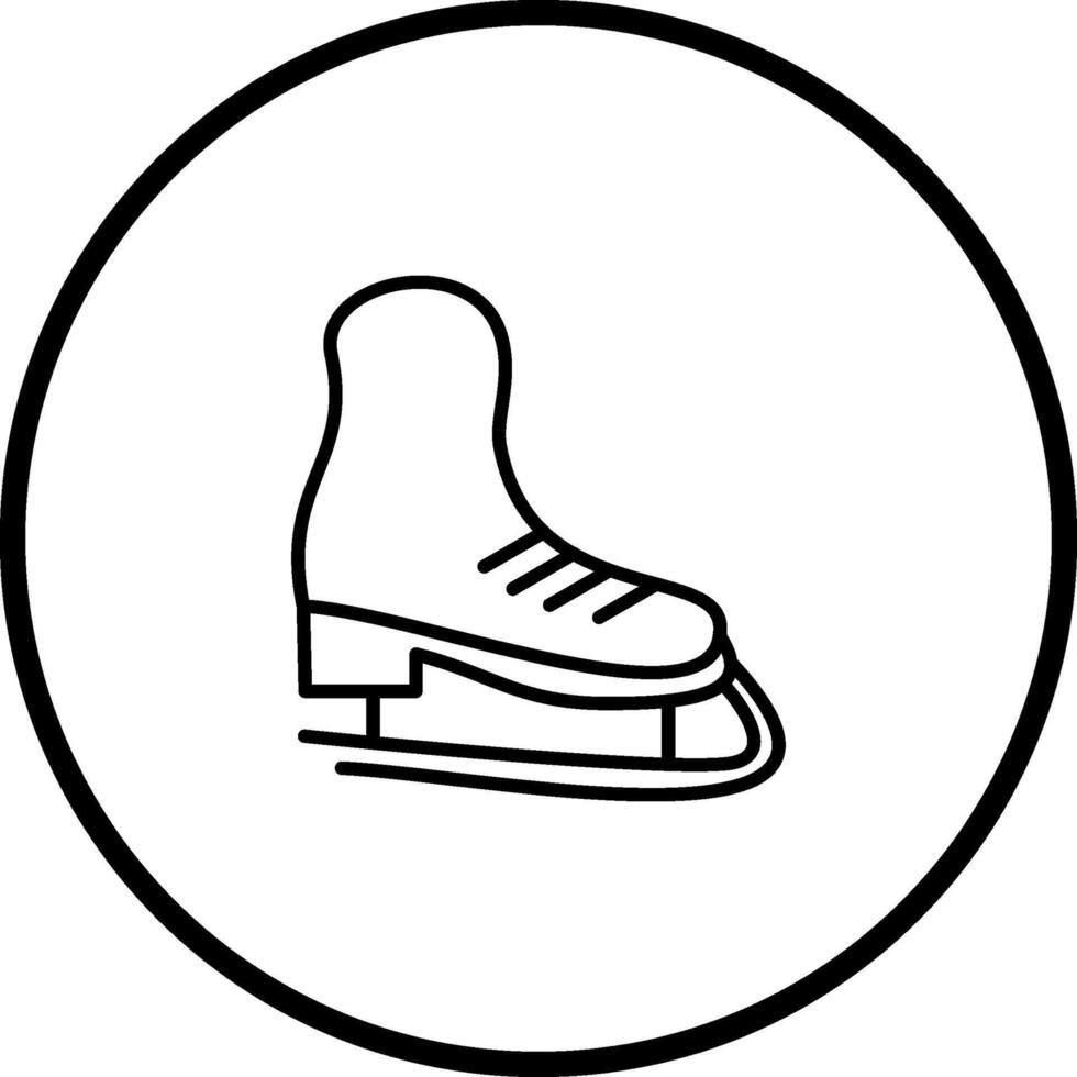 patines, vector, icono vector