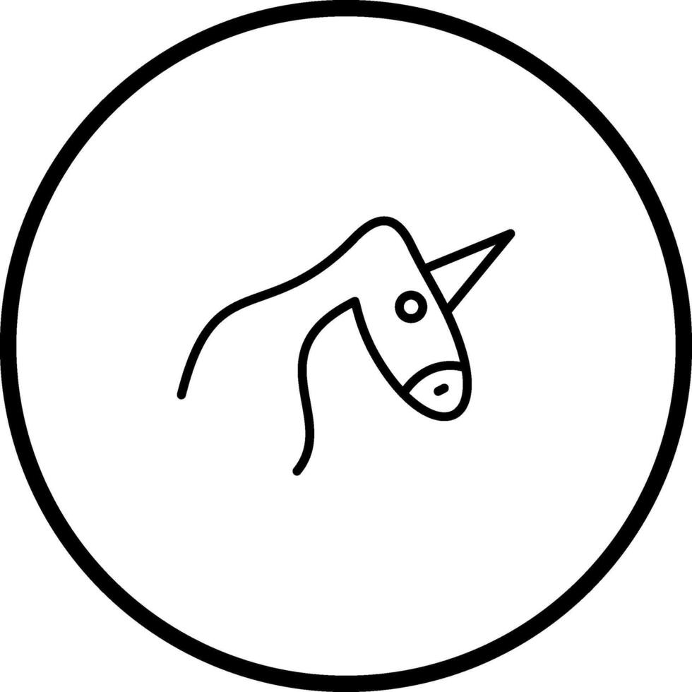 Unicorn Vector Icon