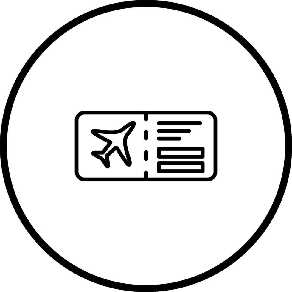 Plane Tickets Vector Icon