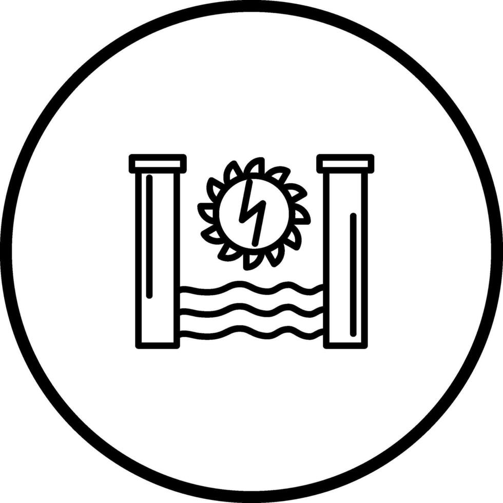 Hydro Power Vector Icon