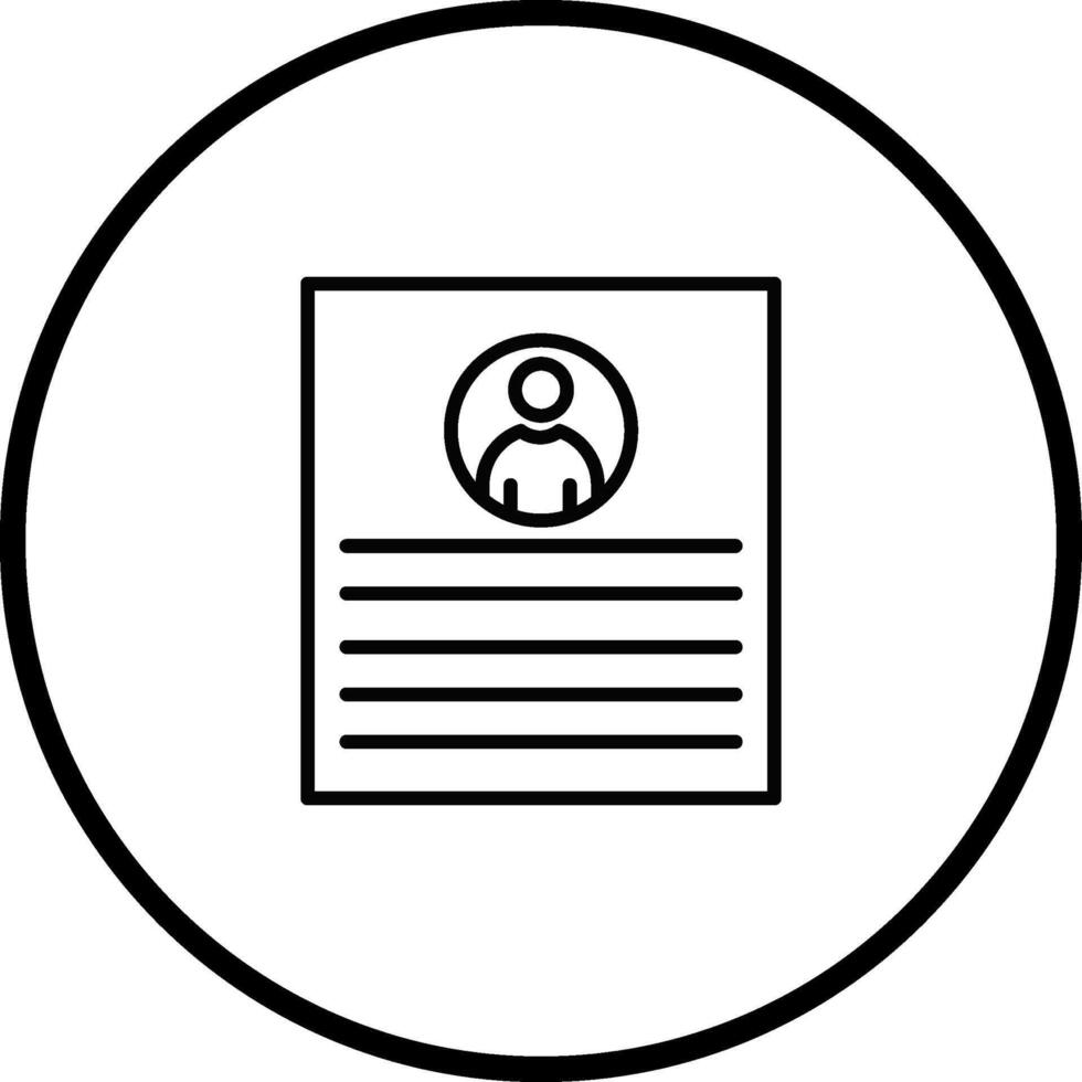 Client Profile Vector Icon