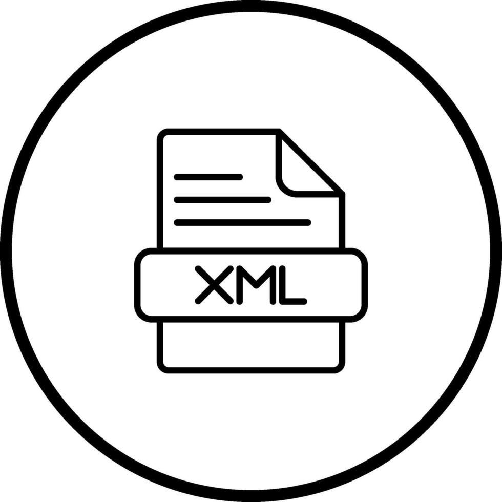 XML Vector Icon