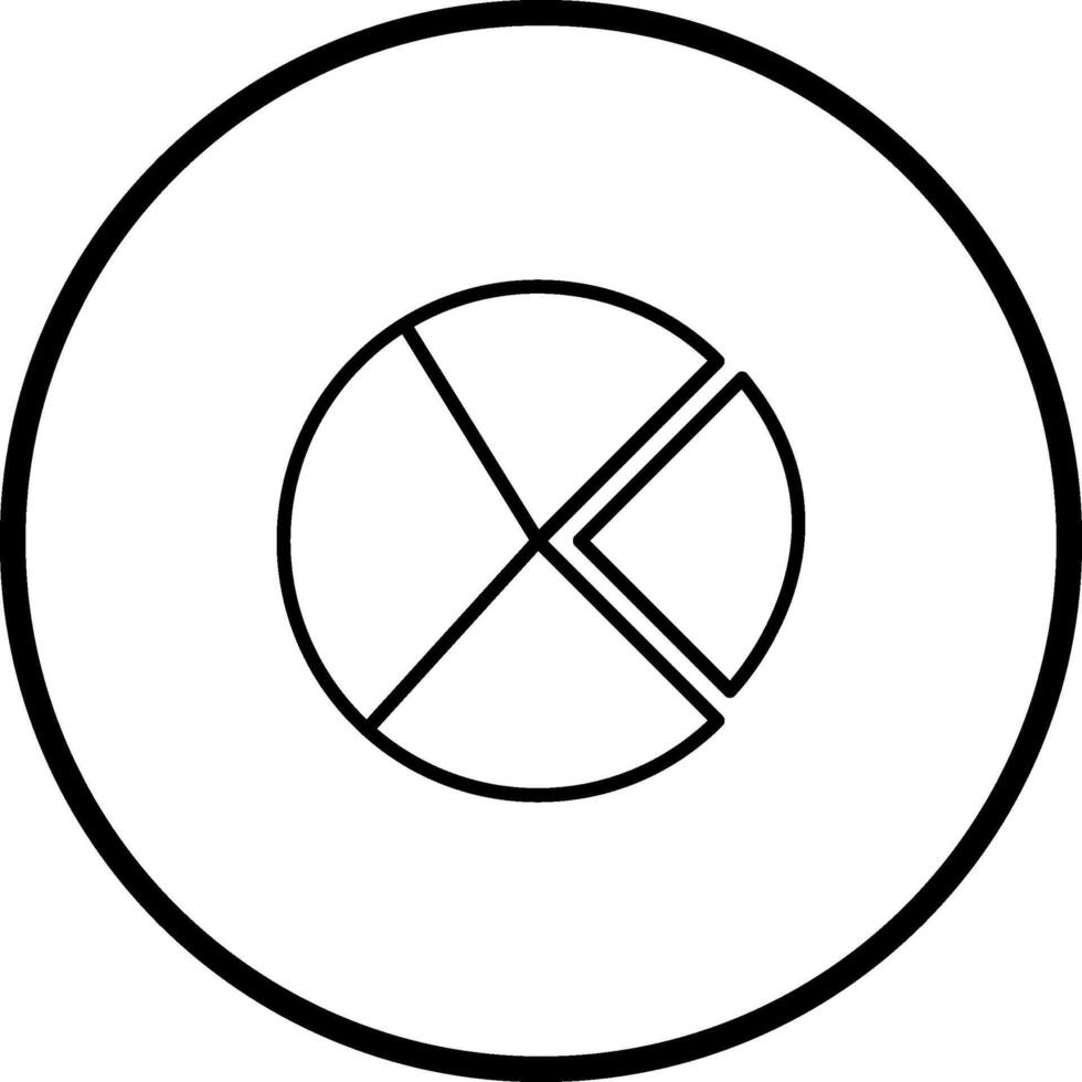 Pie Chart Vector Icon