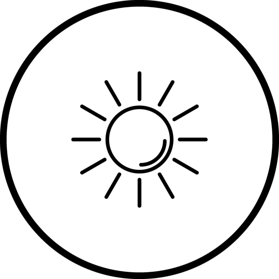 UV Radiation Vector Icon