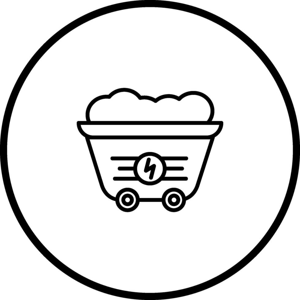 Coal Mine Vector Icon