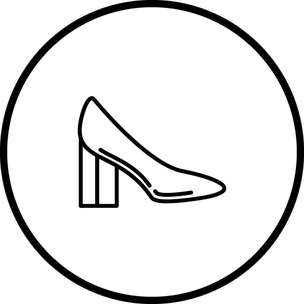 icono de vector de tacones