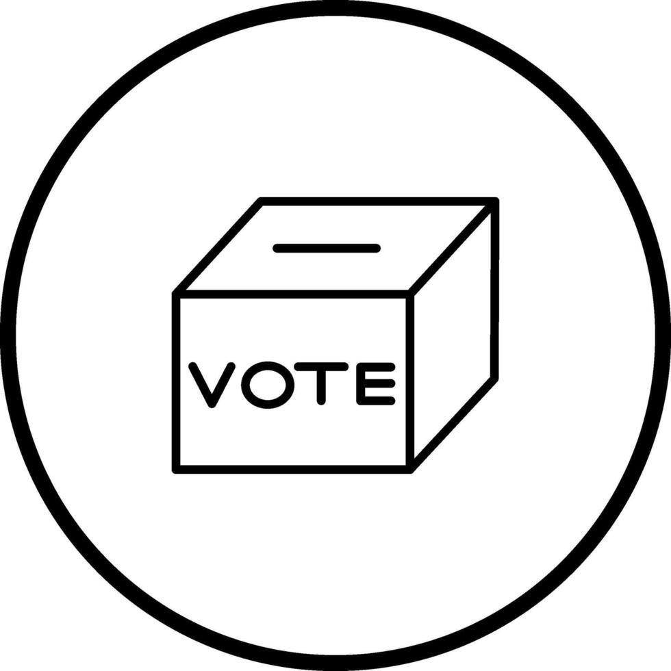 Ballot Box Vector Icon