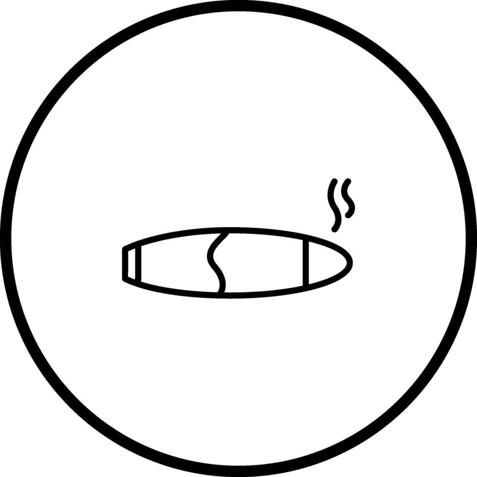 Cigar Vector Icon