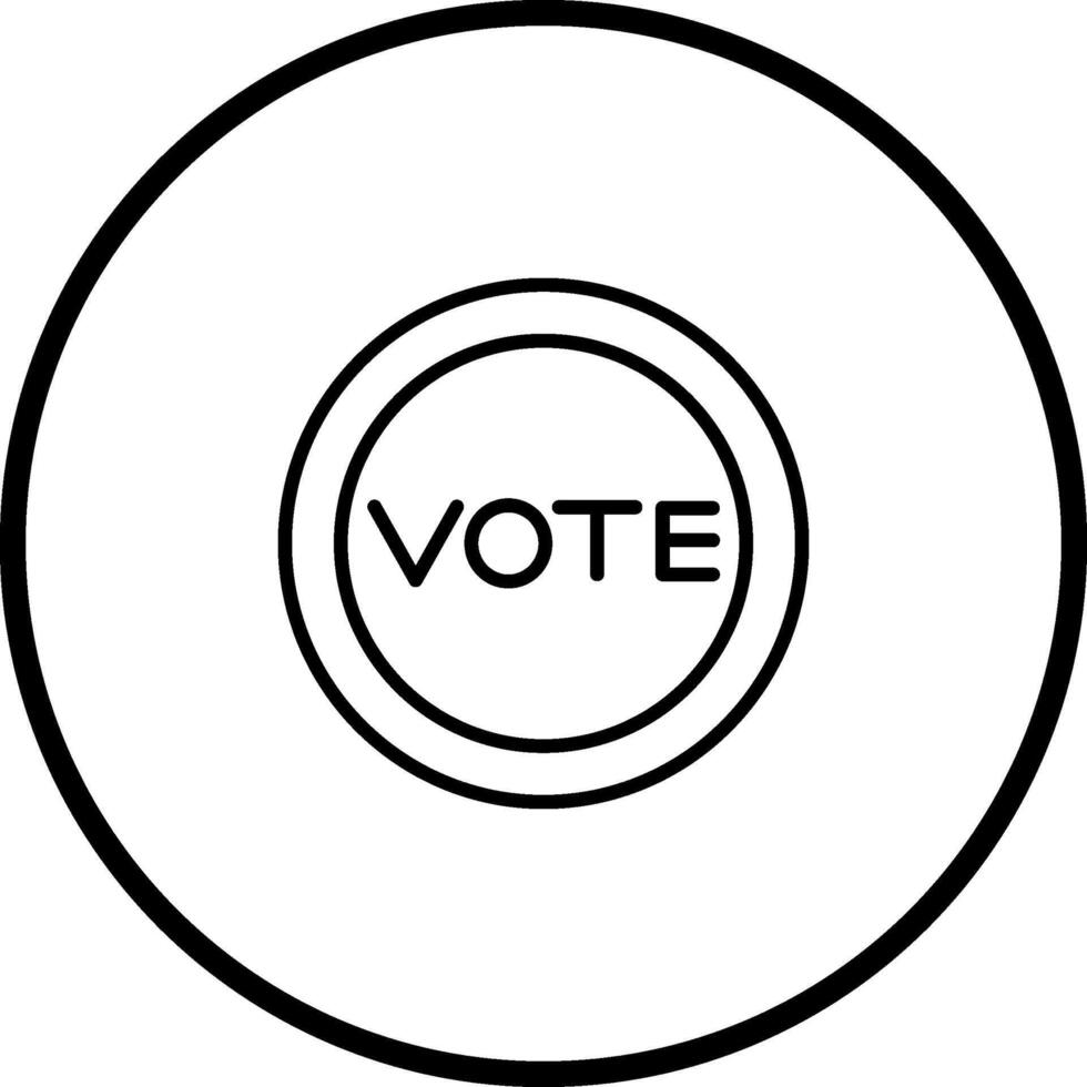 Vote Link Vector Icon