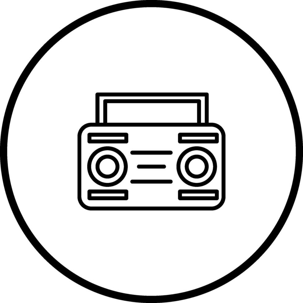 Cassette Player Vector Icon