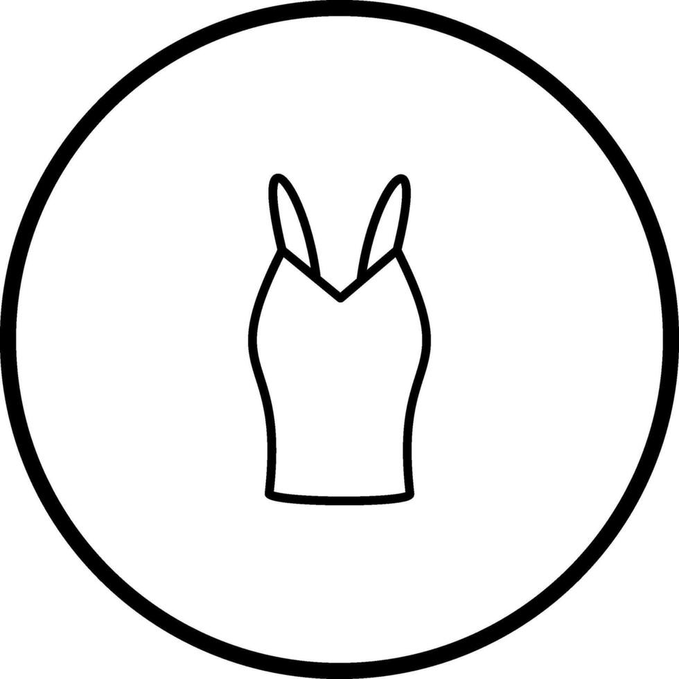 Ladies Vest Vector Icon