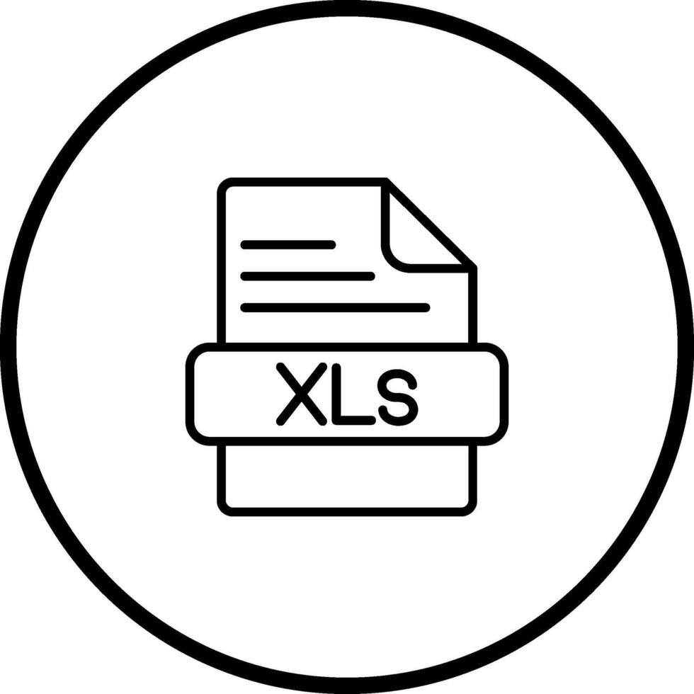 icono de vector xls